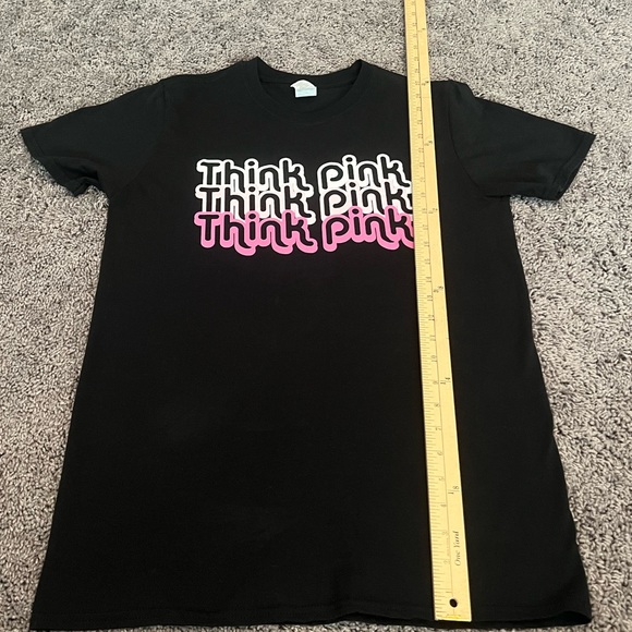 Graphic T-shirt Tee Think Pink Breast Awareness Size Medium - Picture 5 of 6